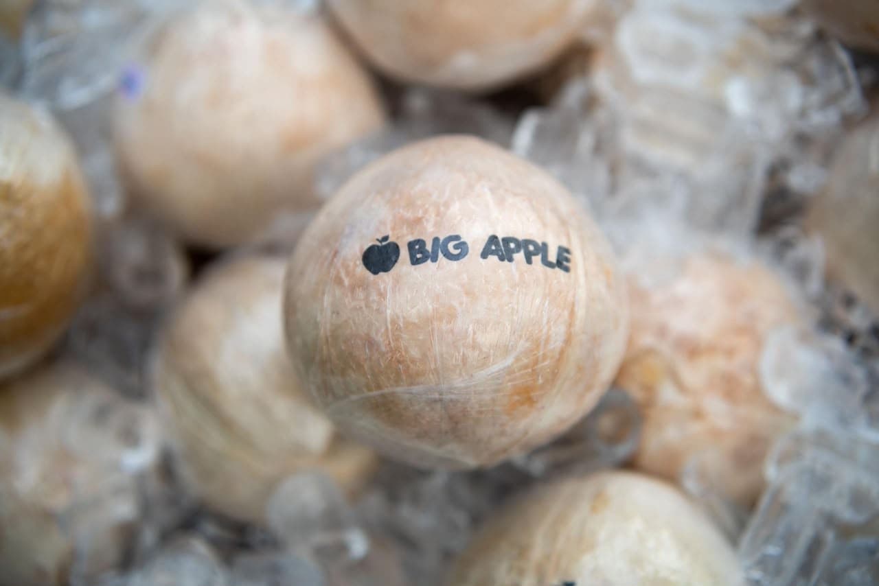 Custom coconut logo printing